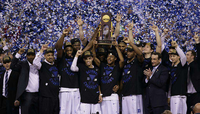 NCAA总决赛落幕 蓝魔军团杜克大学第五次登顶