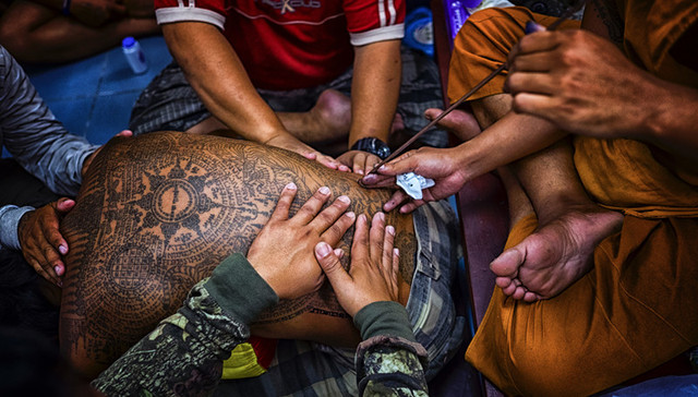 泰国刺符,佛教,僧人