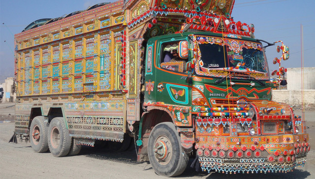 巴基斯坦,卡车,装饰,艺术