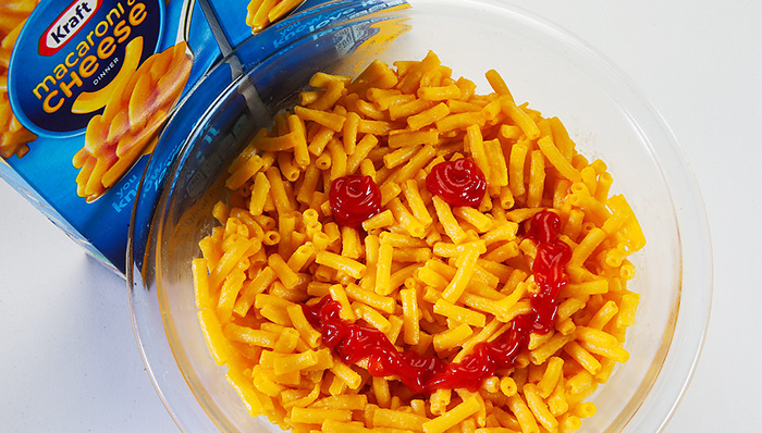 卡夫通心粉采用天然色素,绿色食品,食品健康