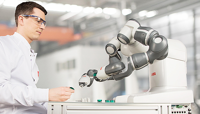 ABB集团推出双臂机器人YuMi,工业4.0,工业机器人