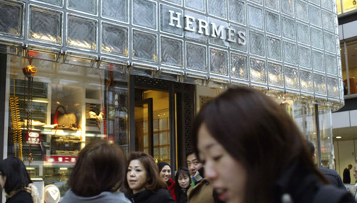 奢侈品,爱马仕,日本