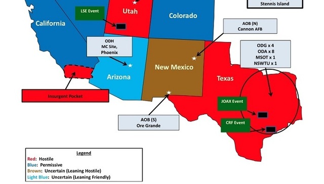 五角大楼,军事演习,德克萨斯