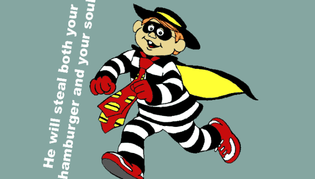 藏好你的汉堡 麦当劳“汉堡神偷”回来了！
