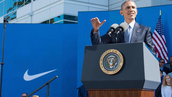 耐克,奥巴马