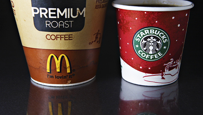 星巴克超越麦当劳