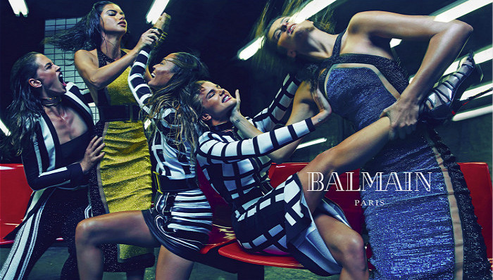 H&M,,设计师合作系列，Balmain