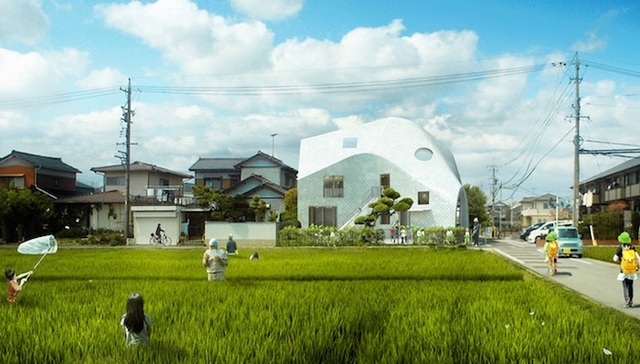 马岩松要在日本建一座“纸包屋”幼儿园