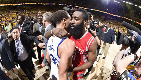 NBA,火箭,勇士,库里,哈登