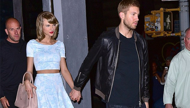 霉霉与哈里斯浪漫一夜后  分头走出公寓