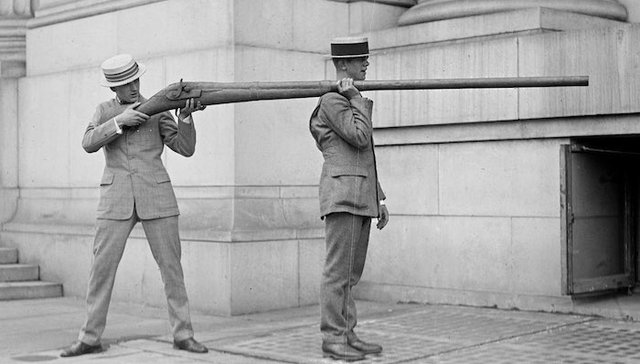 平底船枪,散弹枪,美国,英国,枪支