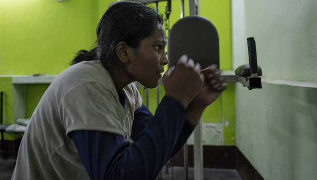 印度,,加尔各答,,女子拳击,,Mary,Kom