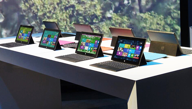 微软要用Surface平板占领办公和教育市场