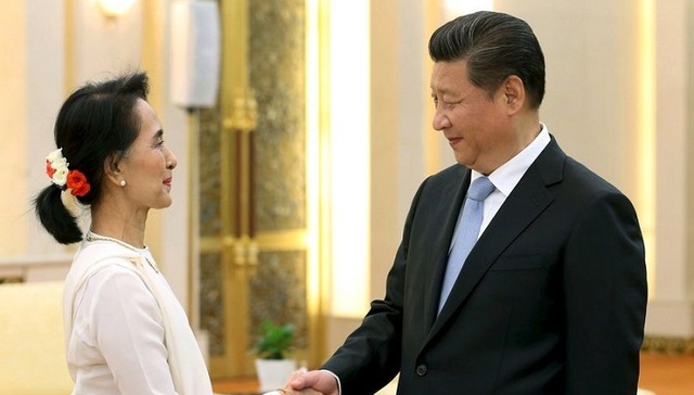 昂山素季首次访华