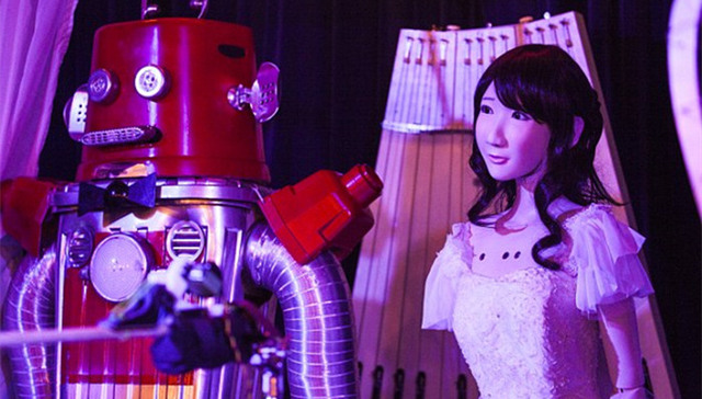 日本,机器人婚礼,Pepper,Softbank