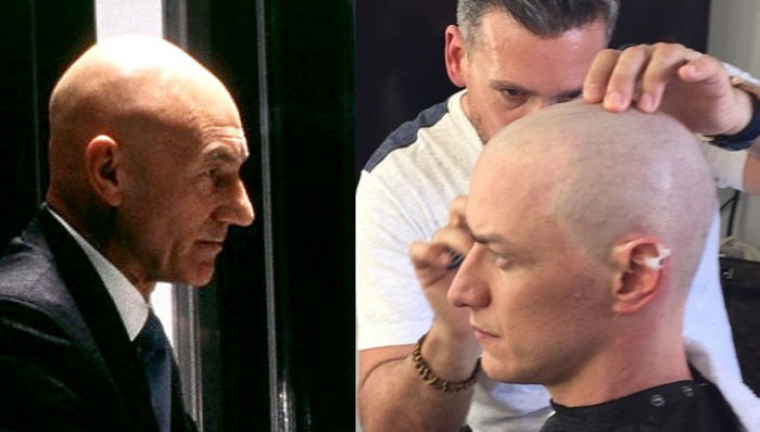 光头詹一美与搭档霍尔特拍摄间隙一同出街