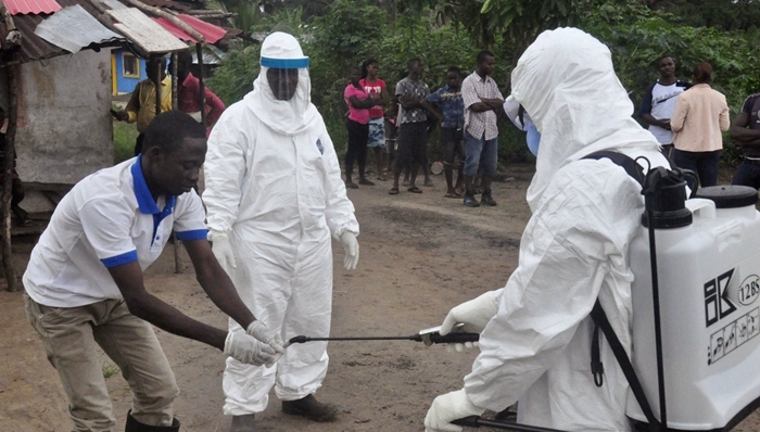 埃博拉,利比里亚,爆发