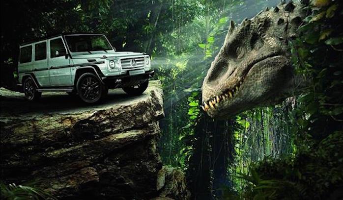奔驰,可口可乐,广告植入,侏罗纪世界