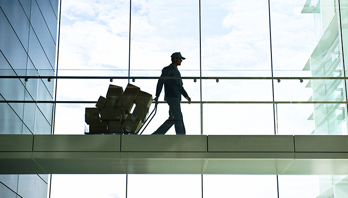 快递小哥的工作