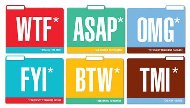 职场常用缩略语