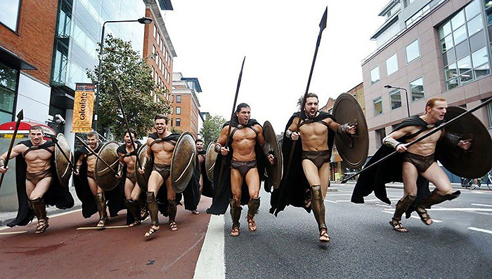 三百斯巴达半裸勇士