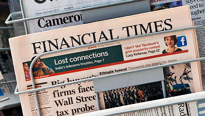 培生出售金融时报,日经收购金融时报