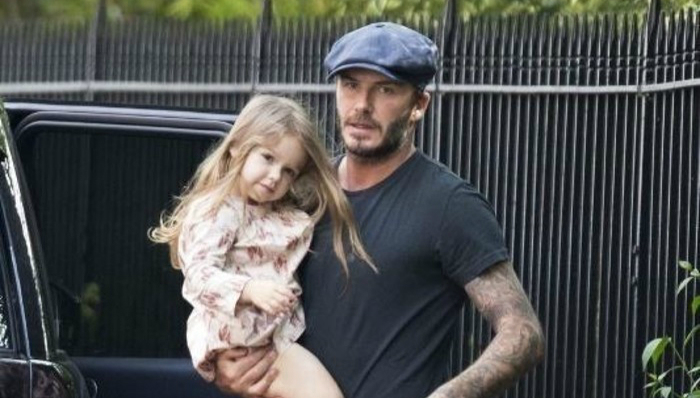 贝克汉姆再添新纹身“俏美人小七”以示爱女儿