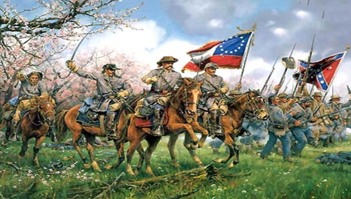 南北战争时期的技术革新：连发来福枪、电报……都是在那时发明的,连发枪、电报