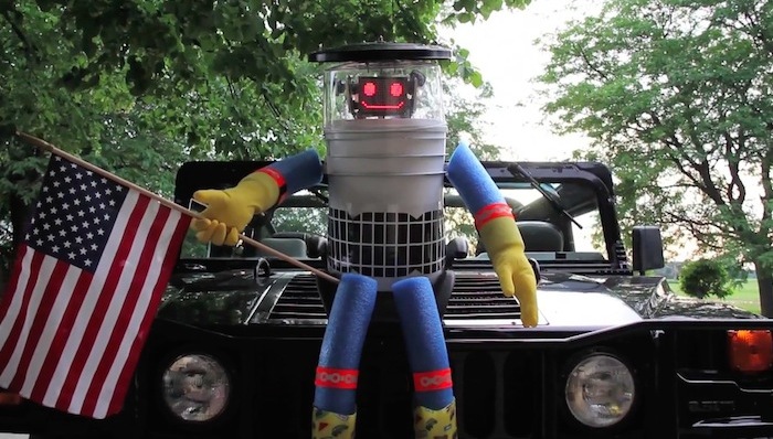 机器人,公路旅行,搭便车,科技