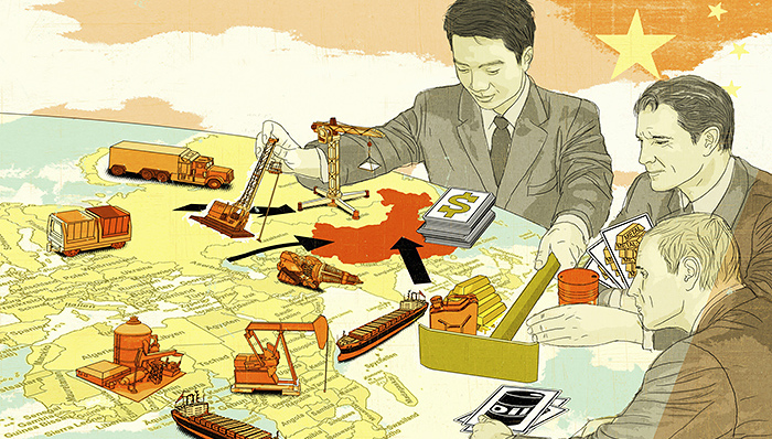 中国在全球经济版图中自成一极