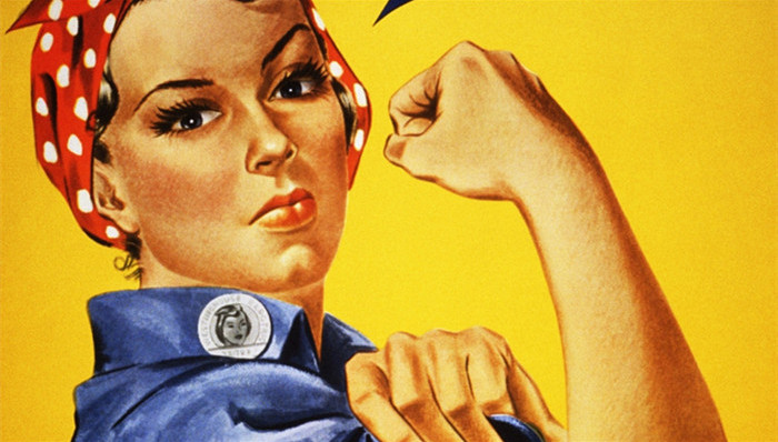 二战,女兵,铆工罗茜