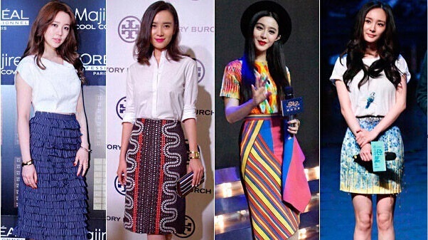 时尚,穿搭,铅笔裙