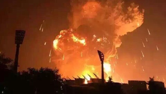 天津滨海新区危险品仓库爆炸