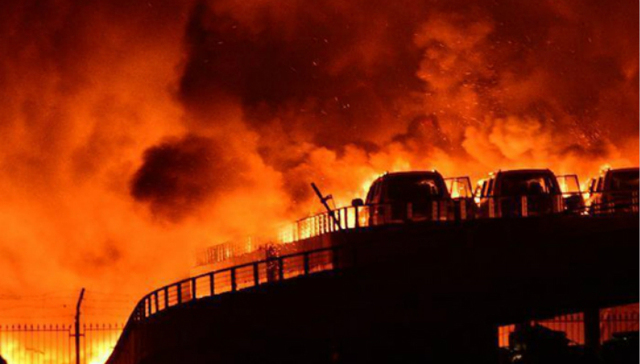 天津港爆炸事故,塘沽,天津保税区,危险化学品爆炸