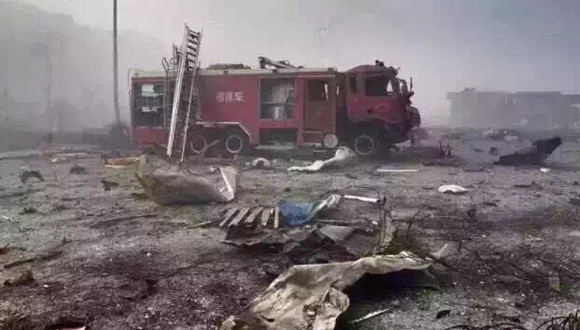 天津港,爆炸,消防员