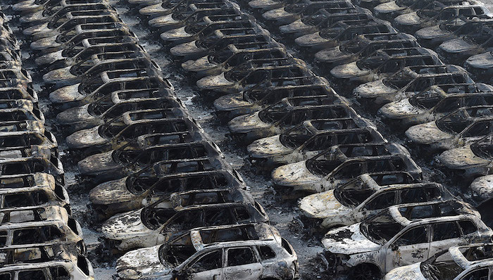 日本,爆炸,天津,塘沽,仓库,消防