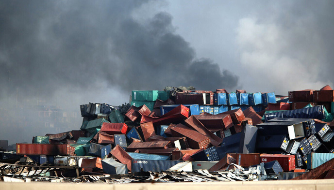 天津港爆炸事故,采访