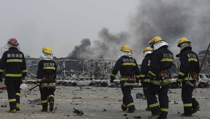 天津港,爆炸,消防员,职业化