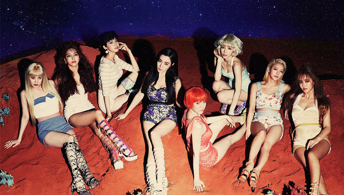 少女时代新曲横扫韩国七大音乐榜单 魅力依然在