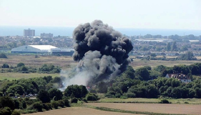 肖勒姆航展,坠毁