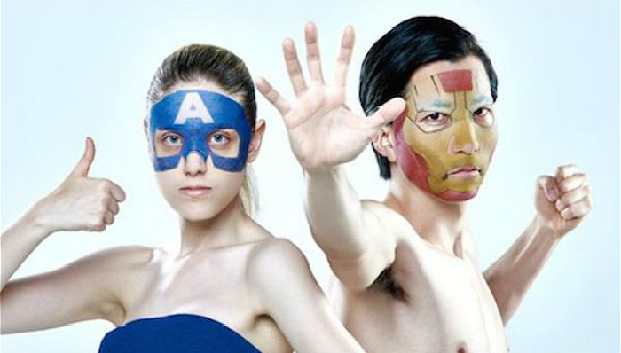 漫威,日本,面膜,美国队长,钢铁侠