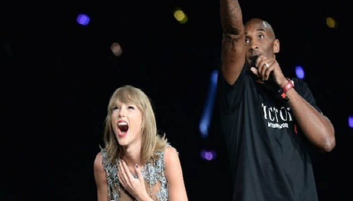 科比助阵霉霉演唱会 全场都要燃爆了！