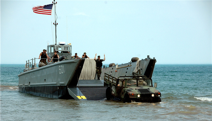 登陆艇,两栖战