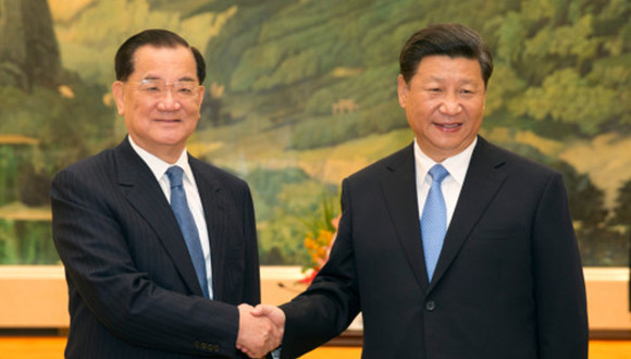 习近平会见连战