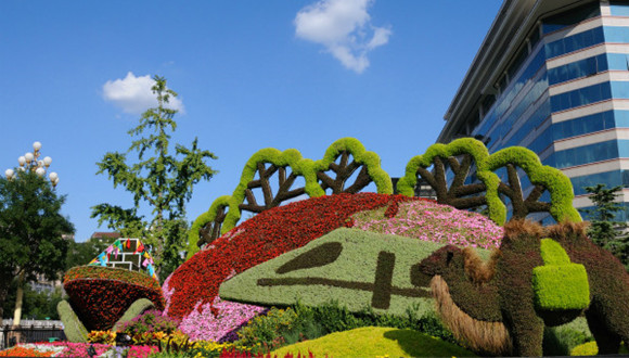 阅兵，天气，晴好