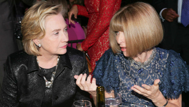 希拉里开始意识到 时尚界大咖的支持对赢得大选有多重要