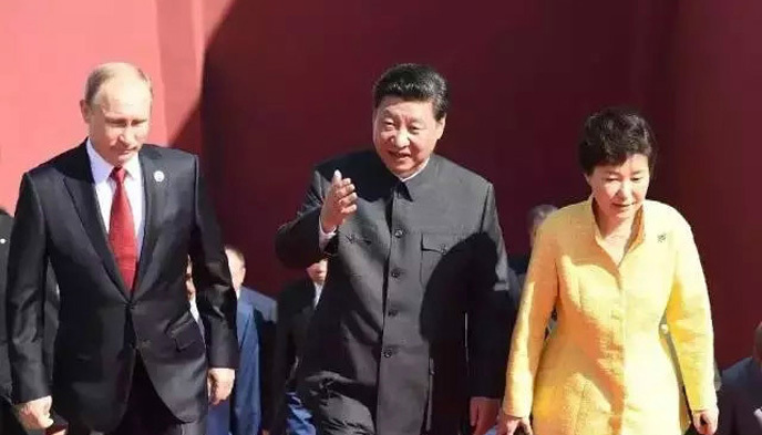 阅兵式,朴槿惠,中韩关系