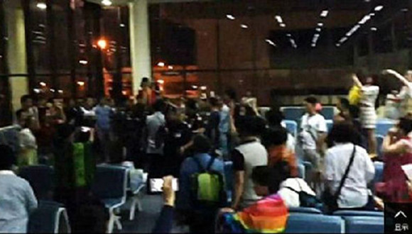 游客,中国,曼谷,机场