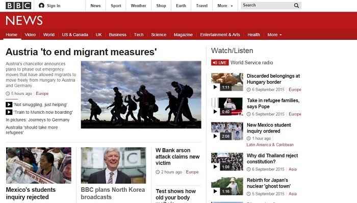 英国广播公司,BBC,新闻媒体,朝鲜,俄罗斯