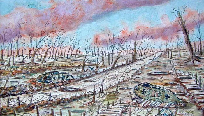 希特勒,丘吉尔,二战,画画,艺术